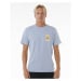 Tričko Rip Curl SURF REVIVAL LINED UP TEE Spray Blue