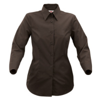 Cg Workwear Ferrara Dámská košile s 3/4 rukávem 00640-15 Chocolate