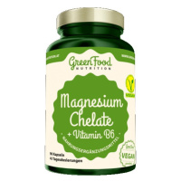 GreenFood Magnesium Chelate + Vitamin B6 90 kapslí