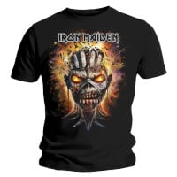 Iron Maiden Tričko Eddie Exploding Head Unisex Black