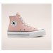 Dámské boty Converse CHUCK TAYLOR ALL STAR LIFT CANVAS PLATFORM růžová CLAY/černá/bílá