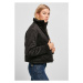 Ladies Corduroy Puffer Jacket - black