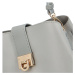Elegantní dámská koženková kabelka Melina, šedá
