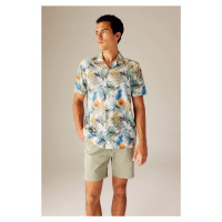 DEFACTO Regular Fit Printed Short Sleeve Shirt