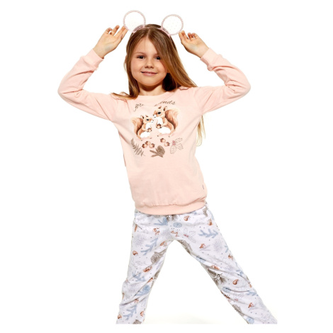 Dívčí dlouhé pyžamo Cornette 977-978/154 Squirrel