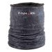 Finmark MULTIFUNCTIONAL SCARF WITH FLEECE Multifunkční šátek, tmavě šedá, velikost
