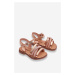 Dětské sandály s popruhy Růžové zlato Isla