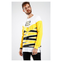 Lafaba Men's Yellow Printed Sweatshirt