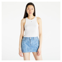TOMMY JEANS Essential Rib Tank Top White