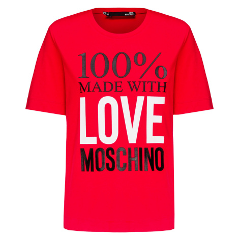 Tričko LOVE MOSCHINO červená