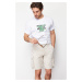 Trendyol Stone Regular Fit Cargo Pocket Short