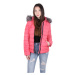 Tommy Hilfiger dámská sytě růžová zimní bunda Essential