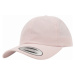 Kšiltovka // Flexfit Low Profile Washed Cap pink