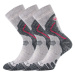 Voxx Limit Iii Unisex trekingové ponožky - 3 páry BM000002053500100277 světle šedá