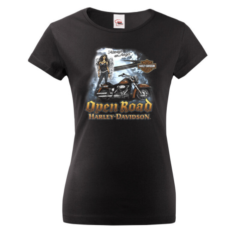 Dámské tričko s motivem  Harley-Davidson - triko pro milovnice motorek BezvaTriko