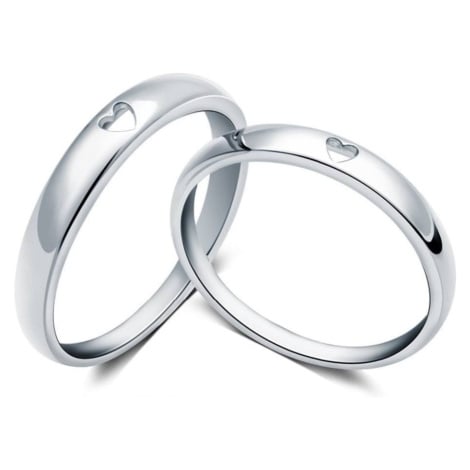 OLIVIE Snubní prsten ze stříbra 2973