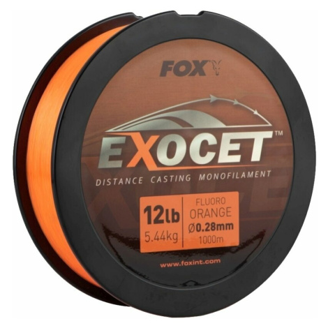 Fox Fishing Exocet Fluoro Mono Fluoro Orange 0,28 mm 5,5 kg 1000 m