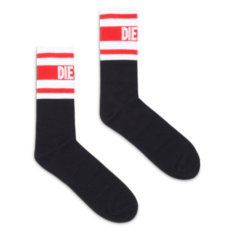 Ponožky diesel skm-ray socks černá