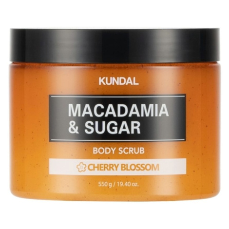 KUNDAL Přírodní tělový peeling Macadamia & Sugar Body Scrub (550 g) - Pink Grapefruit