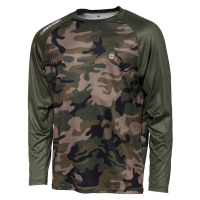 Prologic triko uv camo long sleeve t shirt camo green