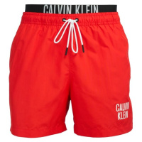 Calvin Klein INTENSE POWER-MEDIUM DOUBLE WB Pánské koupací šortky, červená, velikost