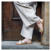 ANGLES PENELOPE Gold | Dámské barefoot sandály