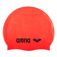 Plavecká čepice ARENA Clasic Silicone Cap fluo red-black