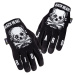 W-TEC Web Skull Moto rukavice černá/bílá