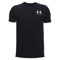 Under Armour SPORTSTYLE LEFT CHEST Chlapecké tričko s krátkým rukávem, černá, velikost