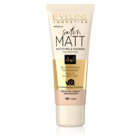 Eveline Cosmetics Satin Matt matující make-up se šnečím extraktem odstín 101 Ivory 30 ml