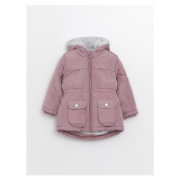 LC Waikiki Hooded Long Sleeve Basic Baby Girl Coat