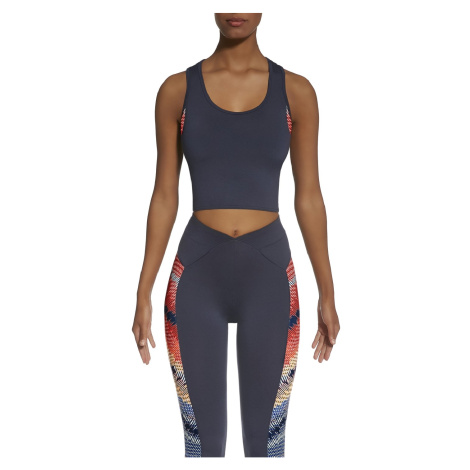 Bas Bleu Crop top TEAMTOP 30 sports black with functional inserts