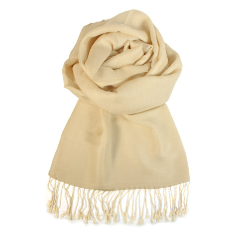 Vicenza elegantní cashmere šál LZ-056_78 světle béžová Dalmina