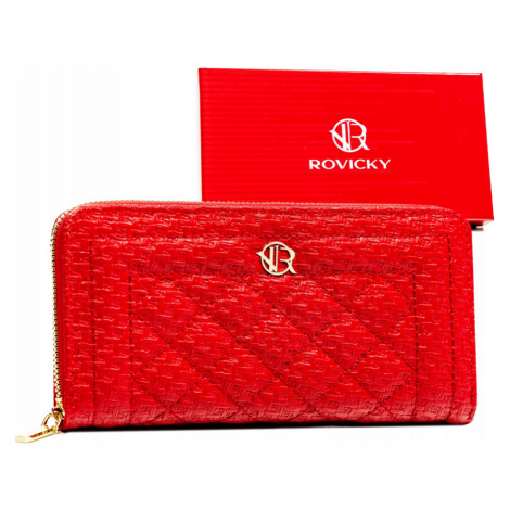 Velká dámská peněženka-penál na zip Rovicky