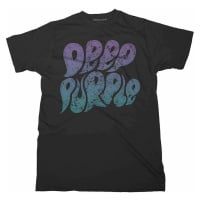 Deep Purple tričko, Bubble Logo Black, pánské