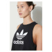 Top adidas Originals Trefoil Tank dámský, černá barva, IU0067