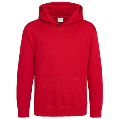 Just Hoods Dětská mikina s kapucí JH001J Fire Red