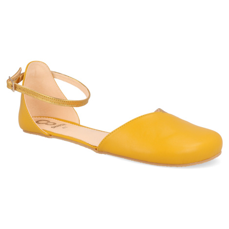 Barefoot sandály Shapen - Poppy II Sun yellow N