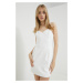 Šaty Blugirl Blumarine bílá barva, mini