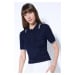 DEFACTO Regular Fit Polo Collar Buttoned Basic Plain Short Sleeve Knitwear Sweater