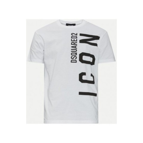 Dsquared T SHIRT DSQUARED ICON S79GC0044 Bílá Dsquared²