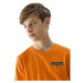 Chlapecké turistické triko s krátkým rukávem 4F JUNIOR TSHIRT-4FJWSS24TTSHM1131-70S-ORANGE