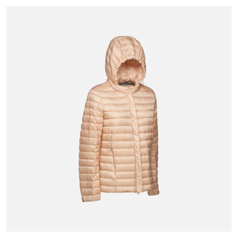 Růžová dámská péřová bunda Geox Jaysen - Dámské