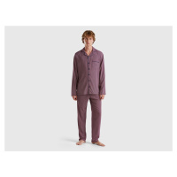 Benetton, Patterned Pyjamas In Sustainable Viscose