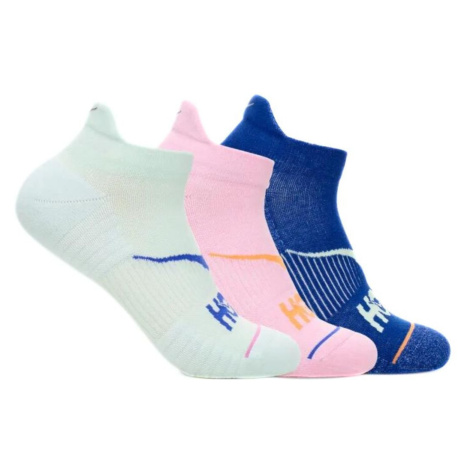 oka No-Show Run Sock 3-Pack 1122930-ARZ - aqua breeze/pink twilight/ultramarine HOKA