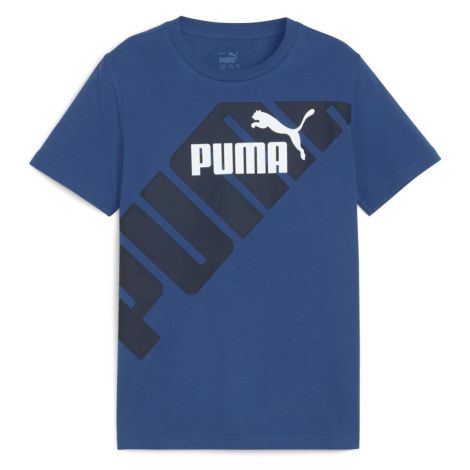 Puma PUMA POWER GRAPHIC TEE B Modrá