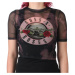 Tričko metal dámské Guns N' Roses - Pink Tint Bullet Logo - ROCK OFF - GNRMCT142LB