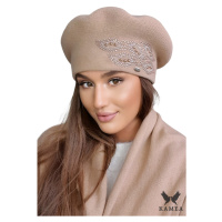 Dámský baret Kamea Kamea_Beret_K.22.047.57_Camel