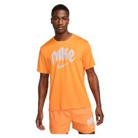 Nike DRI-FIT RUN DIVISION MILER Pánské tričko, oranžová, velikost