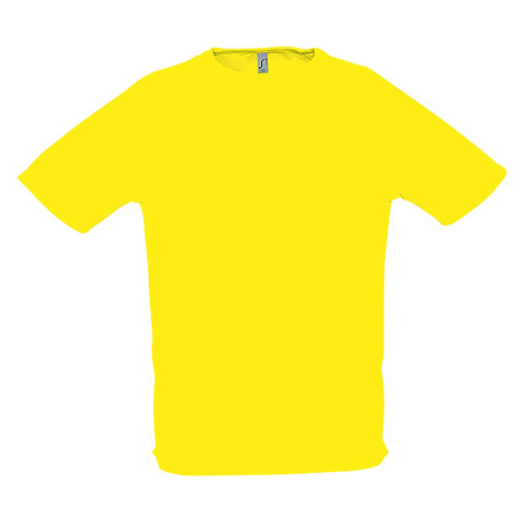 SOĽS Sporty Pánské triko s krátkým rukávem SL11939 Lemon SOL'S